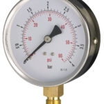 B401a244lt Front 100mm — General Purpose Pressure Gauge — Dry