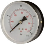 B401e252lt Front 100mm — General Purpose Pressure Gauge — Dry
