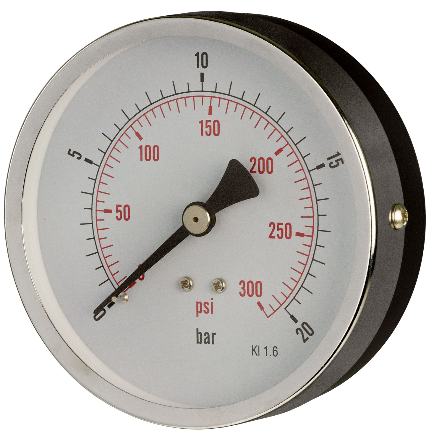 100mm – General Purpose Pressure Gauge – Dry, Back Connection – Accuracy ±1.6%