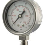 Rb262a263k Front 63mm - All Stainless Steel Pressure Gauge - Dry Fillable