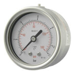 Rb262e248k Front 63mm - All Stainless Steel Pressure Gauge - Dry Fillable